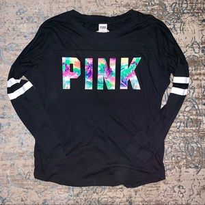 PINK Open Back Long Sleeve